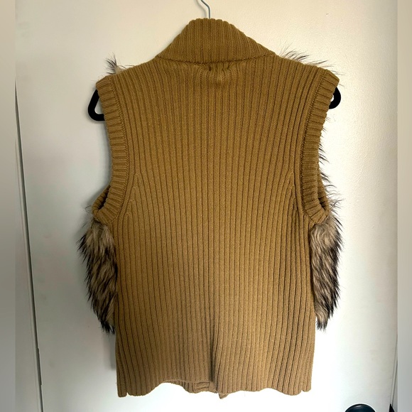 Michael Kors Fur Sweater Vest - Like New - Picture 3 of 3